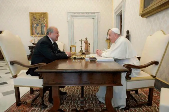 El Papa recibe al presidente de Armenia bajo la sombra del conflicto con Azerbaiyán