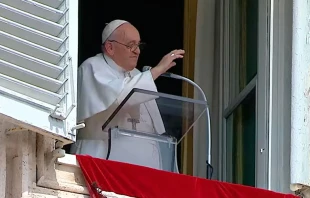 El Papa Francisco en el Regina Coeli de este domingo. Cru00e9dito: Youtube / Captura de video Vatican Media 