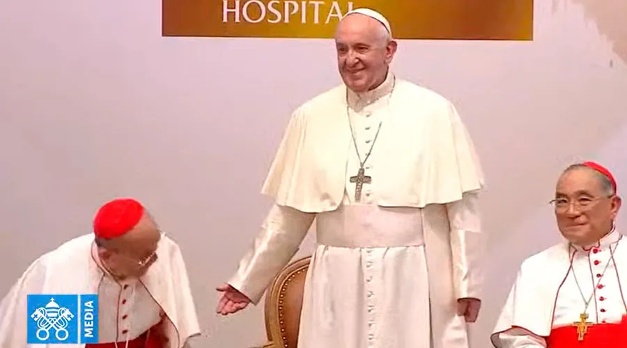 El Papa Francisco en Tailandia. Crédito: Captura de video (Vatican Media)