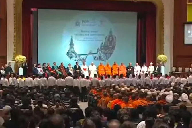Discurso del Papa Francisco a los líderes cristianos y de otras religiones en Tailandia