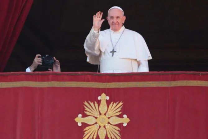 Mensaje de Navidad y bendición Urbi et Orbi del Papa Francisco