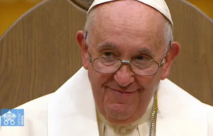 Papa Francisco en la Catedral de Notre-Dame en Quu00e9bec, este 28 de julio. Cru00e9dito: Captura de video / Vatican Media. 