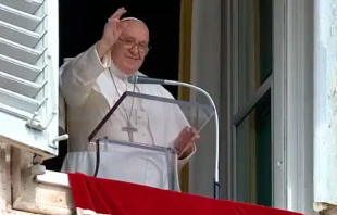 El Papa Francisco en el u00c1ngelus de este domingo. Cru00e9dito: Youtube / Captura de video Vatican Media 