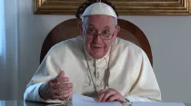 Papa Francisco en video mensaje por Vigilia Ecuménica de Pentecostés. Crédito: Captura de video / Vatican Media.