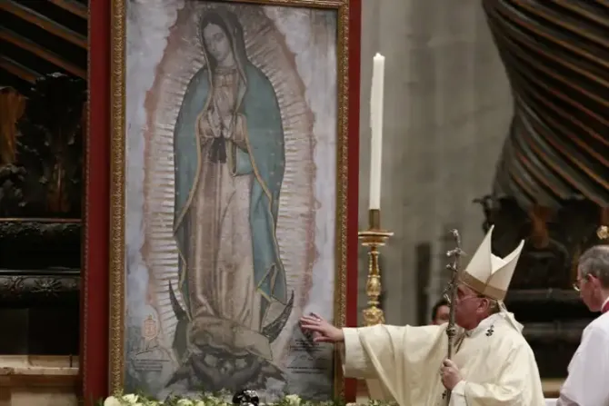 Así llegó esta imagen de la Virgen de Guadalupe desde México hasta el Papa Francisco