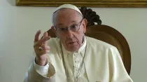Papa Francisco en video mensaje a Arquidiócesis de Buenos Aires. Foto: Captura de video / Vatican Media.