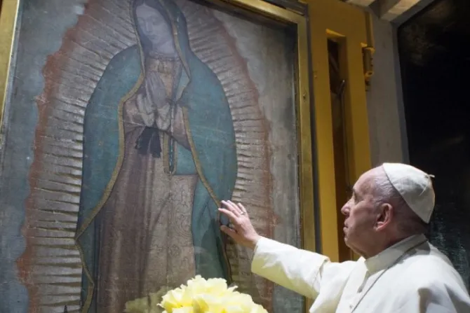 El Papa Francisco explica el triple significado del nombre de la Virgen de Guadalupe