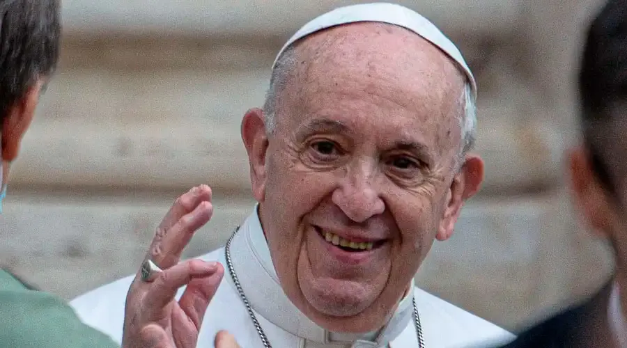 El Papa Francisco. Crédito: Daniel Ibáñez (ACI)