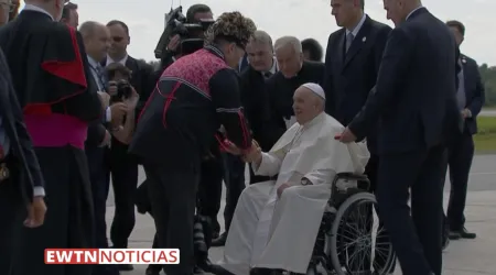 El Papa Francisco llega a Quebec en su cuarto día de visita a Canadá