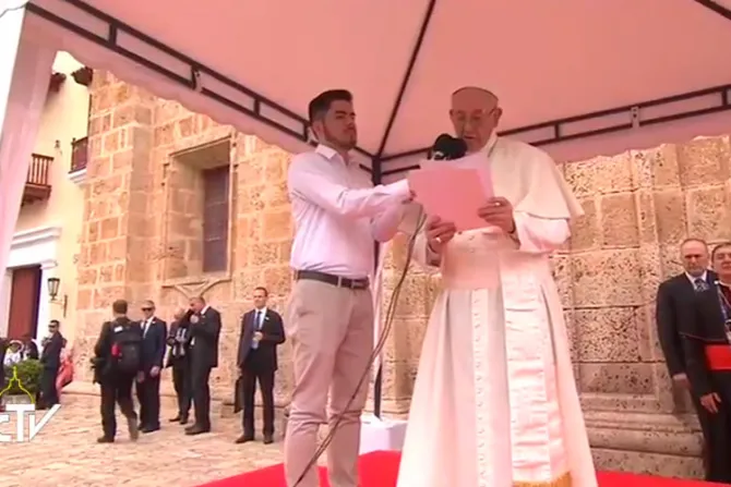 Desde Cartagena el Papa Francisco alienta solución a la grave crisis de Venezuela