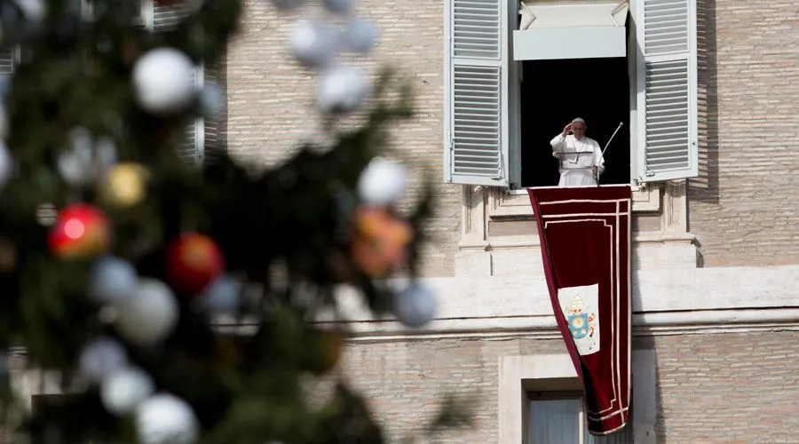 El Papa durante el rezo del Ángelus. Foto: ACI Prensa?w=200&h=150