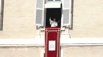 El Papa en el Ángelus. Foto: Lucía Ballester
