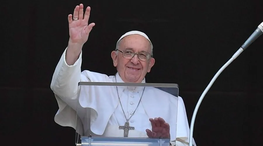 Papa Francisco en el Ángelus del 7 de agosto de 2022. Crédito: Vatican Media
