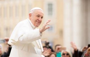 El Papa Francisco en la Audiencia General. Foto: Lucia Ballester / ACI Prensa 