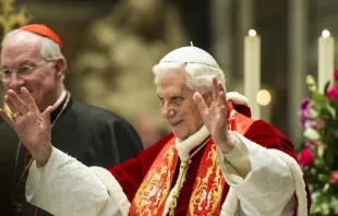 Benedicto XVI. (Foto de archivo). Crédito: Caballeros de Colón 