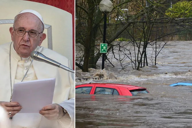 Papa Francisco pide ser solidarios con víctimas de fenómenos naturales