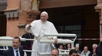 Visita del Papa Francisco a Carpi (2017) / Crédito: Marco Mancini (ACI Prensa)