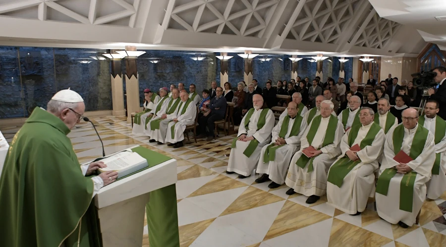 El Papa Francisco en la Misa de la Casa Santa Marta. Foto: Vatican Media ?w=200&h=150