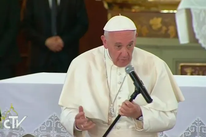 VIDEO: Palabras que el Papa improvisó en encuentro con niños en la Catedral de Morelia