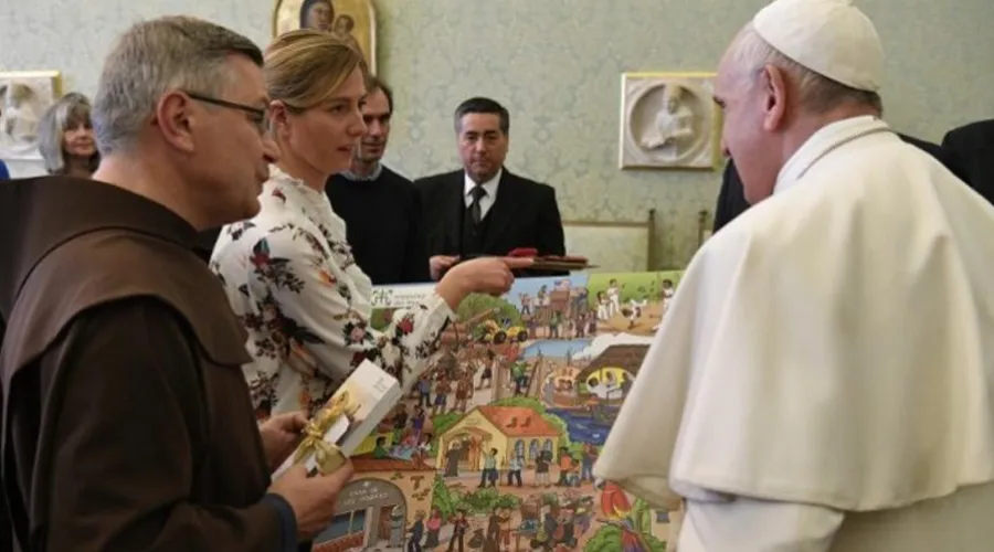 El Papa Francisco en audiencia al Missionszentrale der Franziskaner. Foto: Vatican Media