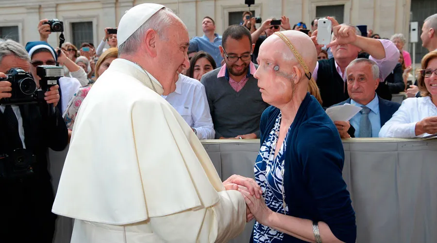 El Papa Francisco con Cheryl Tobin / Foto: L'Osservatore Romano?w=200&h=150