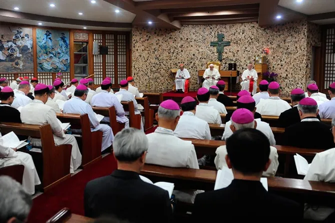 [TEXTO COMPLETO] Palabras del Papa a Obispos de Asia en el Santuario de los Mártires en Haemi