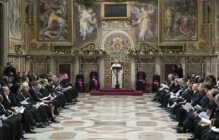 Audiencia del Papa con el Cuerpo Diplomático. Foto: Vatican Media. 
