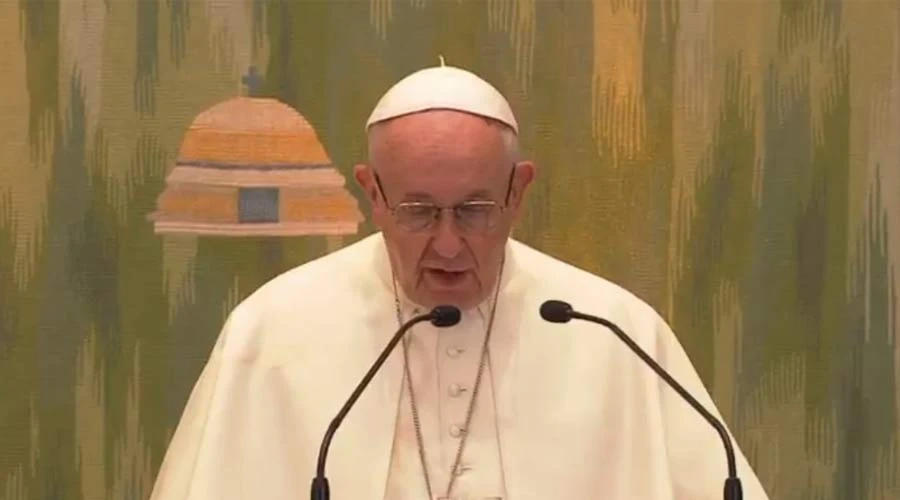 El Papa Francisco ofrece su discurso en Ginebra. Foto: Captura Youtube?w=200&h=150