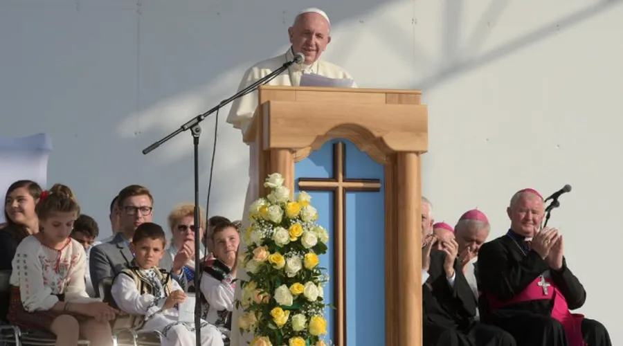 El Papa Francisco en Iasi, Rumanía. Foto: Vatican Media