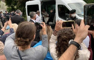 Papa emu00e9rito Benedicto XVI en Ratisbona. Foto: www.mitelbayerische.de 