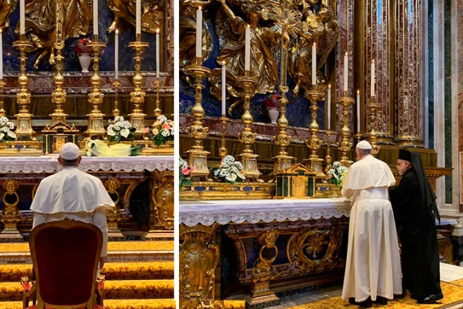 El Papa agradece a la Virgen los frutos de su viaje a Emiratos Árabes Unidos