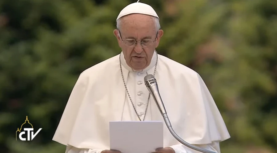 El Papa pronuncia el discurso. Foto. Captura Youtube?w=200&h=150