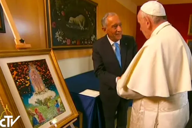 Este es el regalo que el Papa Francisco hizo al Presidente de Portugal