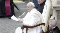 El Papa Francisco en la Audiencia General Foto: Pablo Esparza / ACI Prensa