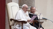 El Papa Francisco en la Audiencia General Foto: Vatican Media