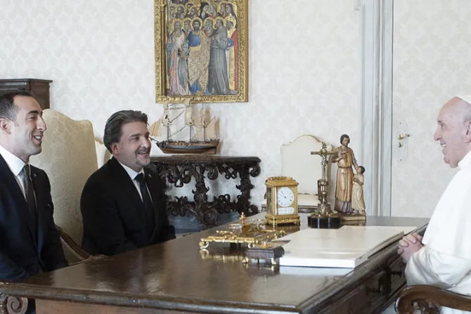 El Papa conversa con autoridades de San Marino sobre apoyo a las familias y natalidad