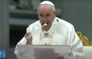El Papa Francisco en el Vaticano. Foto: Captura Vatican Media 