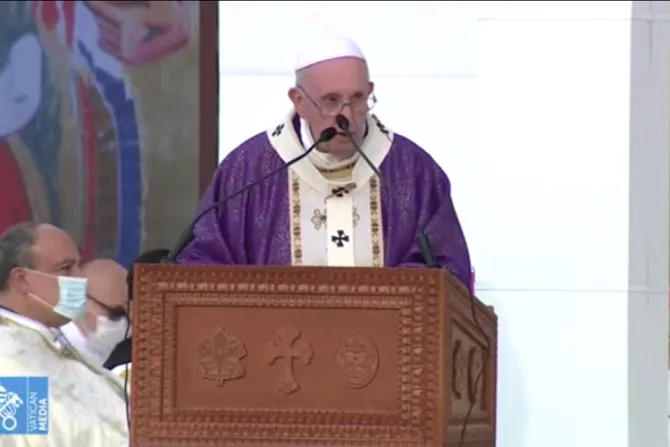 Homilía del Papa Francisco en la Misa en Erbil, capital del Kurdistán iraquí
