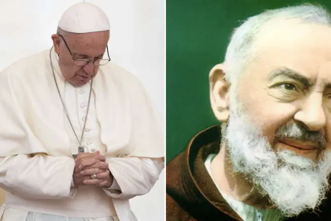 Papa invita a seguir ejemplo del Padre Pío para ser instrumentos del amor de Dios