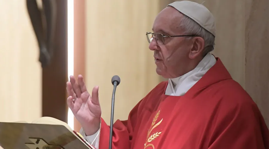 El Papa Francisco durante la Misa. Foto: L'Osservatore Romano?w=200&h=150