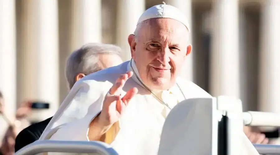 Papa Francisco. Crédito: Daniel Ibáñez / ACI Prensa