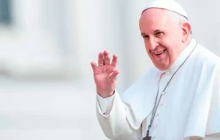 Papa Francisco. Cru00e9dito: Daniel Ibu00e1u00f1ez / ACI Prensa 