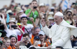 Papa Francisco. Cru00e9dito: Daniel Ibu00e1u00f1ez / ACI 