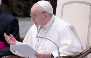 Papa Francisco. Cru00e9dito: Daniel Ibu00e1u00f1ez / ACI Prensa 