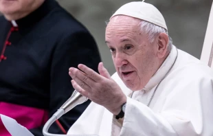 Papa Francisco. Cru00e9dito: Daniel Ibu00e1u00f1ez / ACI Prensa 