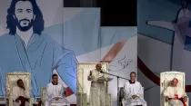 El Papa Francisco en la vigilia de la JMJ Panamá 2019. Foto: Daniel Ibáñez / ACI Prensa