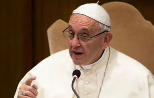 Papa Francisco. Cru00e9dito: Daniel Ibu00e1u00f1ez / ACI Prensa 