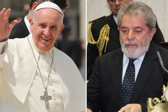 Lula da Silva agradece solidaridad del Papa Francisco tras anulación de condena