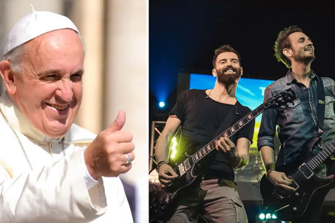 El Papa Francisco asistiría a un concierto de rock