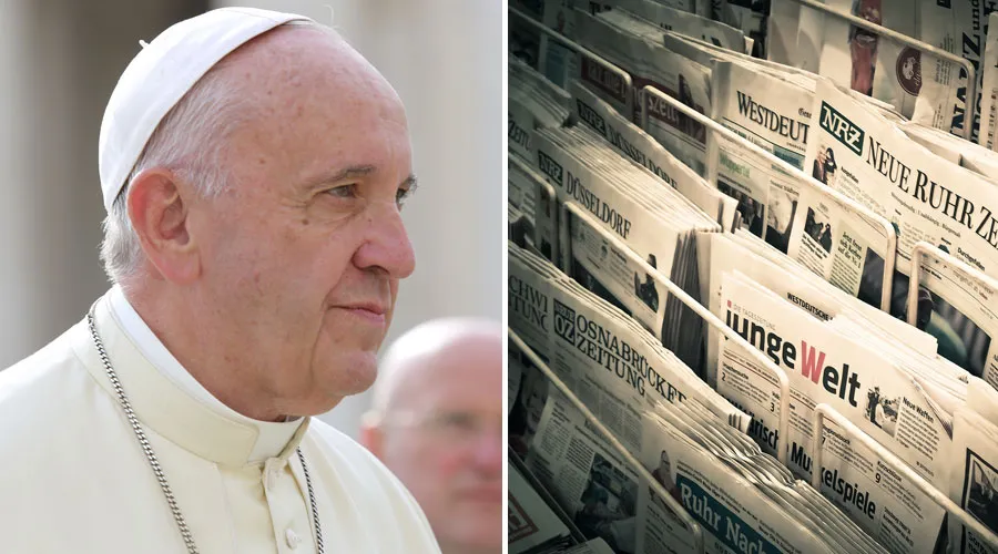 El Papa alerta a periodistas sobre 4 pecados en los que pueden caer